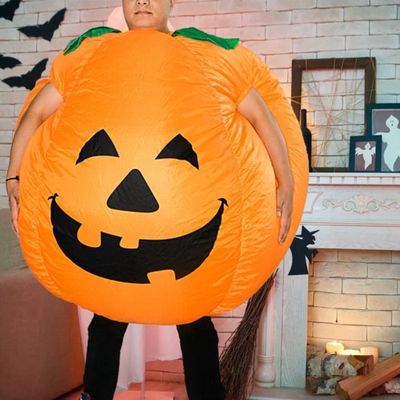 Déguisement Halloween Citrouille Bébé - Combinaison Capuche Orange, Taille Nouveau-Né
