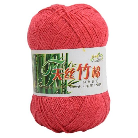 Laine à Tricoter Aux Bras - 500 G / 25 M - Épaisseur 2,5 Cm - Rose - Pour Couvertures, Sacs, Décoration - 10