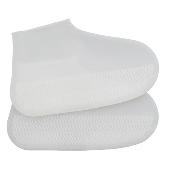 Couvre-chaussures Réutilisables Imperméables – Taille 2XL, Noirs, Protection Pluie