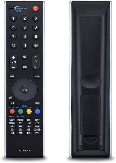 Telecomando VINABTY CT-90344 Per TV Toshiba | Compatibile Con Modelli 32XV733, 40RV734, 46MV732 E Altri | IR, No Programmazione