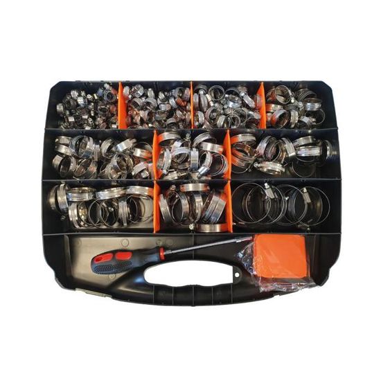 Coffret De 100 Colliers De Serrage En Inox à Oreille - Marque Beast - Réf. 0730 - Neuf En Emballage