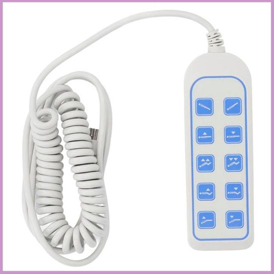 Contrôleur De Lit Élévateur PVC IP66 - Commande Manuelle Robuste Pour Lit Inclinable Et Fauteuil Électrique