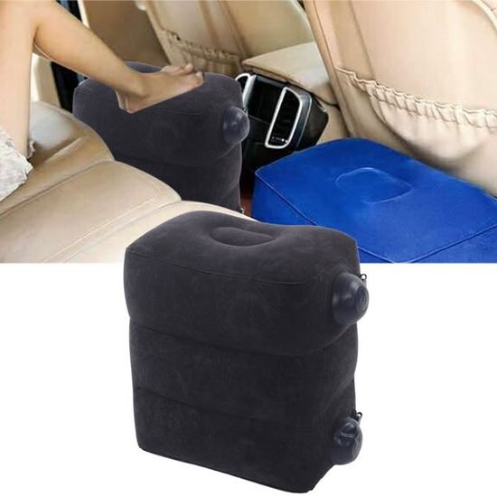 Repose-Pieds Gonflable Voyage – Tabouret Compact Pour Avion, Voiture, Bureau, Camping, Idéal Jambes & Circulation
