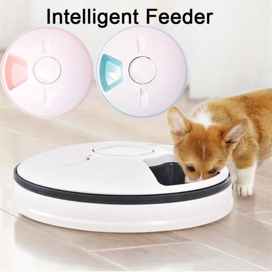 Mangeoire Automatique Pour Chat Distributeur De Nourriture Pour Chats Et Chiens A 6 Compartiments Cdiscount Mangeoire Automatique Pour Chat Distributeur De Nourriture Pour Chats Et Chiens A 6 Compartiments Cdiscount