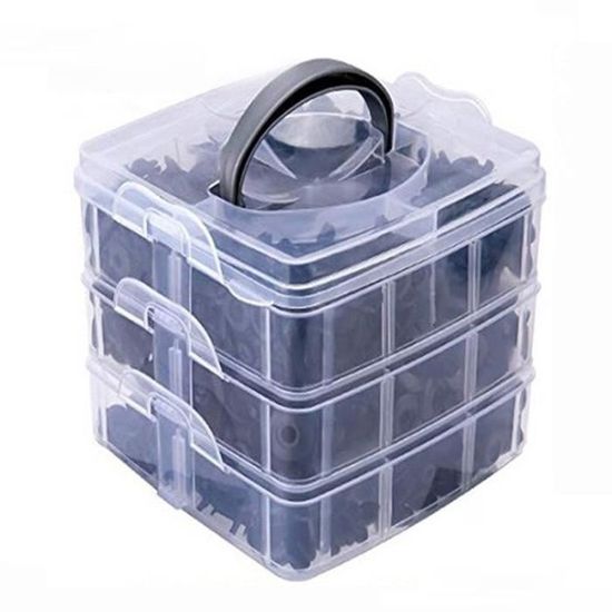 Lot De 50 Clips De Fixation Garniture Auto RYQ500070 - 17.4x9.5x6.5 Mm, Plastique, Pour Land Rover - 3