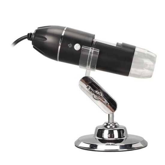 Microscope Numérique Portable 500X - Écran IPS 2 Pouces, 8 LED, Autofocus - Pour Observations Scientifiques, éducatives - Captures Photo Et Vidéo
