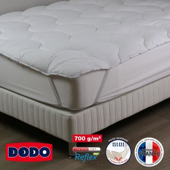 DODO Surmatelas 140 x 190 Polyester thermolite MAJESTIQUE