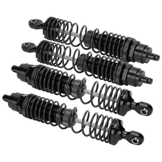 Amortisseurs Choc Voiture RC 1:10 – 2 Pièces Métal Bleu – 100 Mm – Pièces De Rechange Pour Modèles RC