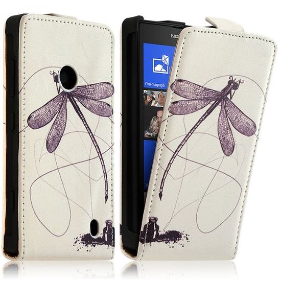 Housse étui Pour Nokia Lumia 510 - Pochette Protection Motif HF04 - Léger, Anti-rayures, Languette Pratique