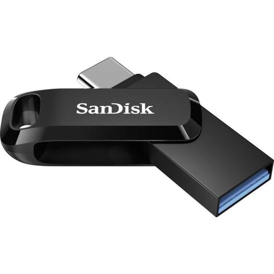 Mémoire supplémentaire USB SanDisk Ultra™ Dual Drive Go SDDDC3-032G-G46 noir 32 Go USB 3.0