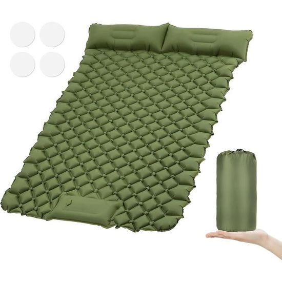 Matelas de couchage ultraléger simple, matelas de camping gonflable portable pour extérieur