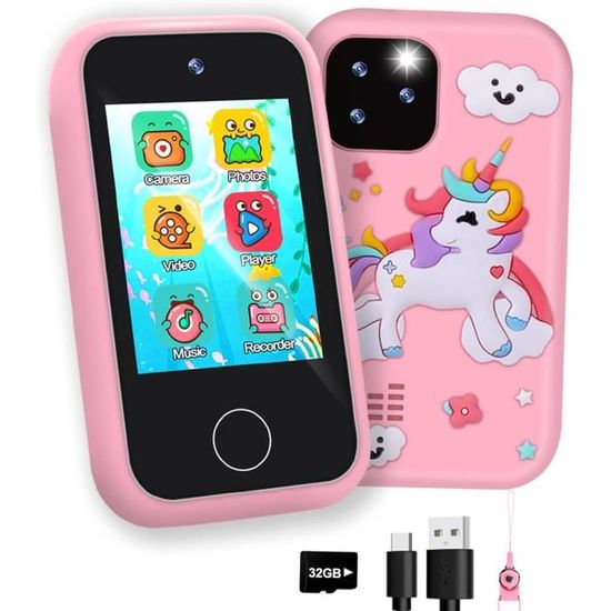 Téléphone intelligent avec appareil photo pour enfants 4703 main image 1
