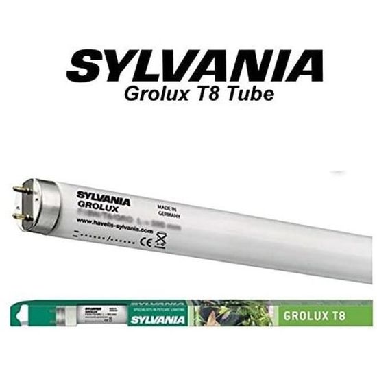 7.6x1.5m F58w (58w) T8 GroLux Fluorescent Tube ( Grolux Pour Plante Éclairage) T. Cdiscount