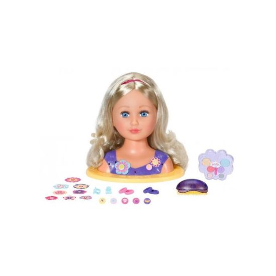 Tête à Coiffer Et à Maquiller Avec Accessoires 33 Cm Miss Fashion : King Jouet, Têtes à Coiffer