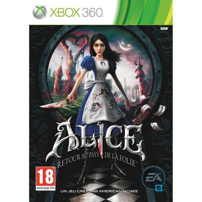 Alice : Retour Au Pays de La Folie Jeu XBOX 360