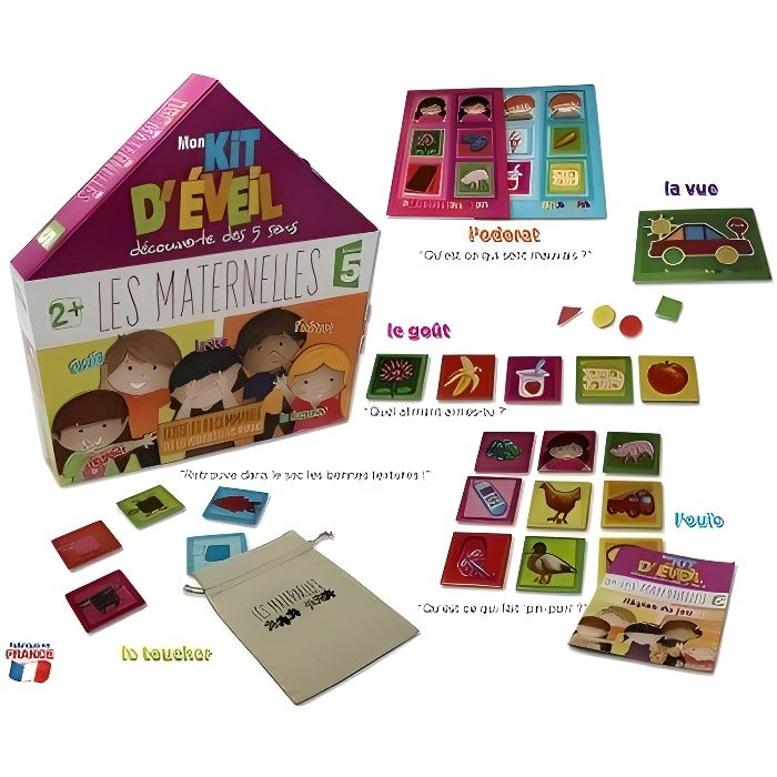 LES MATERNELLES Mon Kit d'Eveil Découverte des 5 Dens