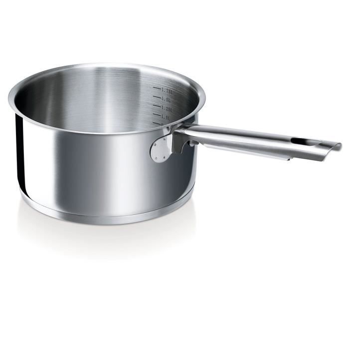 BEKA Casserole Ilano - Ø 14 cm - Gris - Tous feux dont induction