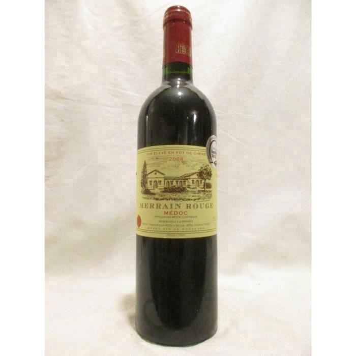 médoc merrain rouge fût de chêne rouge 2008 - bordeaux