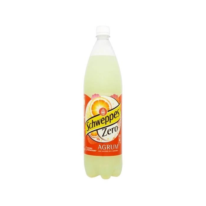 Schweppes Agrum Zero 1,5L (lot de 12)