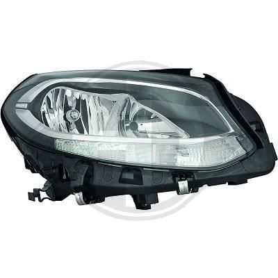 1686181 Feu phare gauche ( cote conducteur ) pour MERCEDES Classe B de type W246 de 2014 a 2016 Look Origine