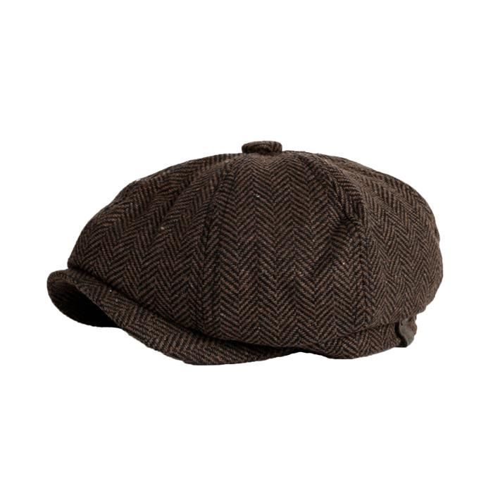 Beret Hommes Visière Coton Gavroche Casquette Plate En Plein Air Casual Confortable Cabbie Chapeau folamadak1479