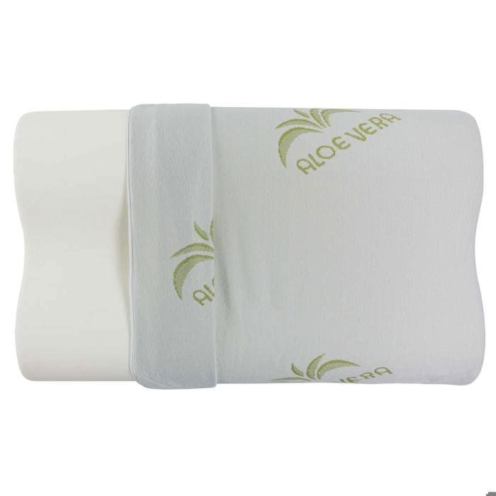 Oreiller mousse à mémoire de forme modèle Orthopédique Cervical - 40x70cm -Déhoussable