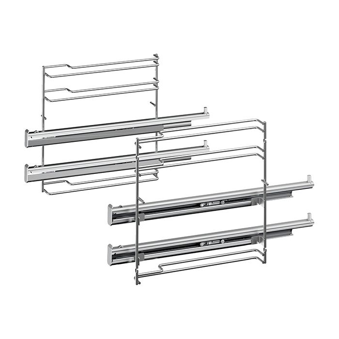 HEZ638270 BOSCH Accessoire Rails télescopiques à 2 niveaux, pyrolyse