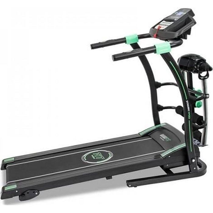 Cecotec Tapis de course Runfit Sprint Vibrator, Ceinture de massage, Jusqu’à 14 km/h. Pliable hydraulique