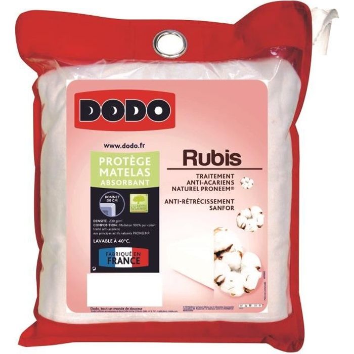 DODO Protège matelas RUBIS 140x190cm