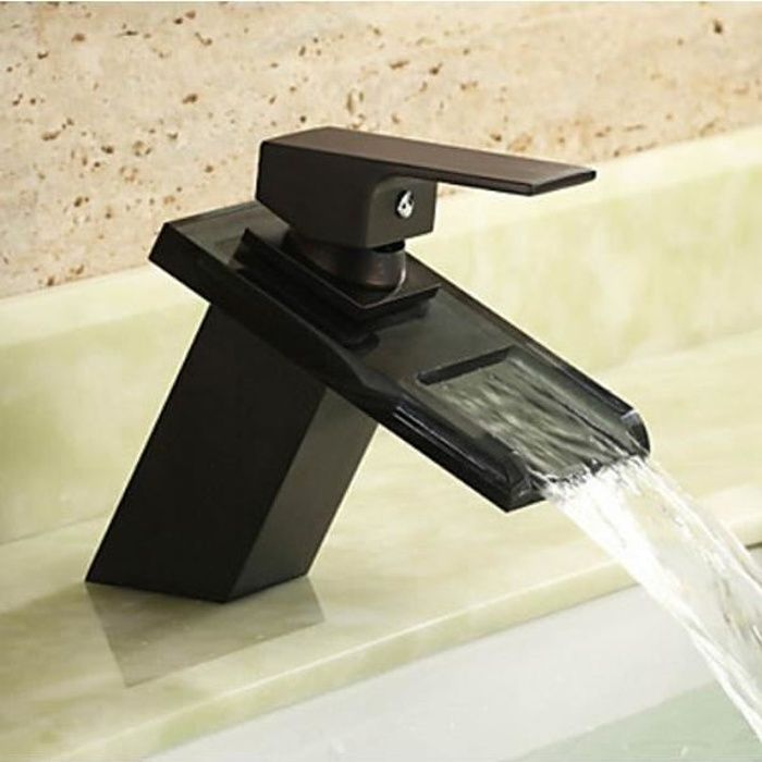 Mitigeur Robinet lavabo Noir ROBB11