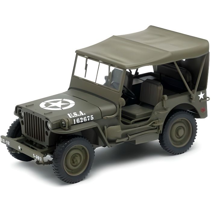 JEEP WILLYS CARARAMA 1/43 SOFT TOP FERME