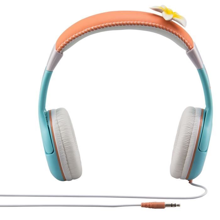 VAIANA casque audio enfant Kidsafe Premium - Arceau réglable pour enfant