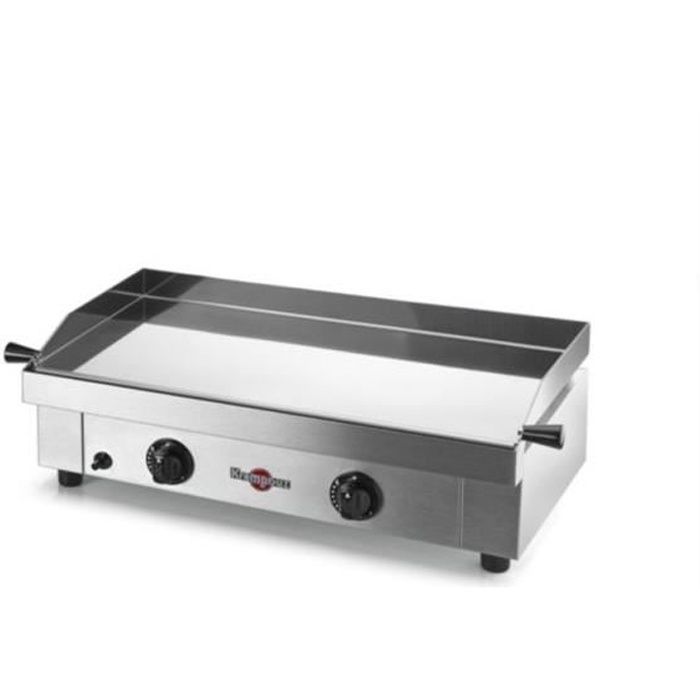 Plancha à gaz KRAMPOUZ Saveur gaz double Inox 64 x