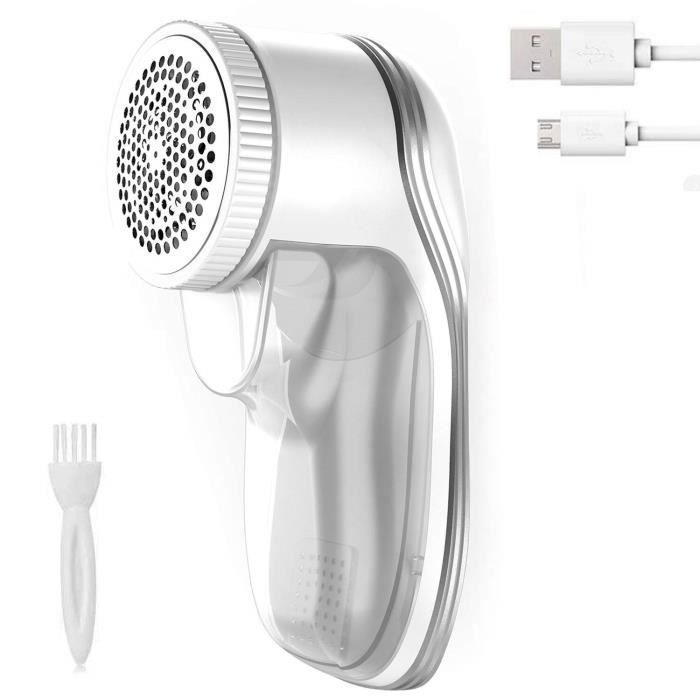 Rasoir Anti-Bouloche, Anti-Peluche Électrique, Tondeuse à Textile de USB Rechargeable Portable pour Vêtements de Chandails,Pulls