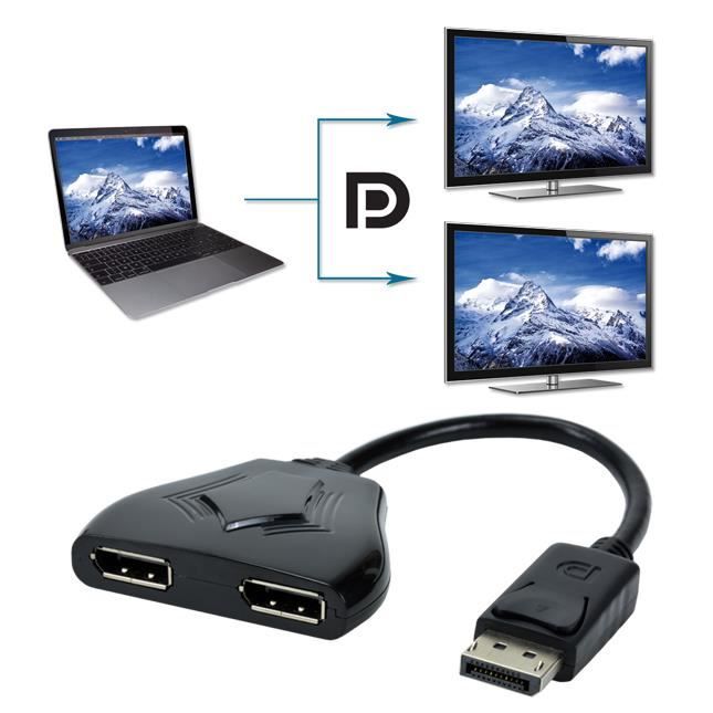 MCL Câble A/V DisplayPort - Pour Périphérique audio/vidéo, Ordinateur de bureau