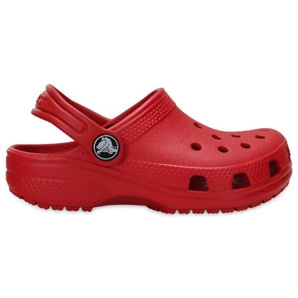 Crocs Classic Enfant Clogs Chaussures Sandales en Rouge Pepper 204536 6EN [Junior 2]