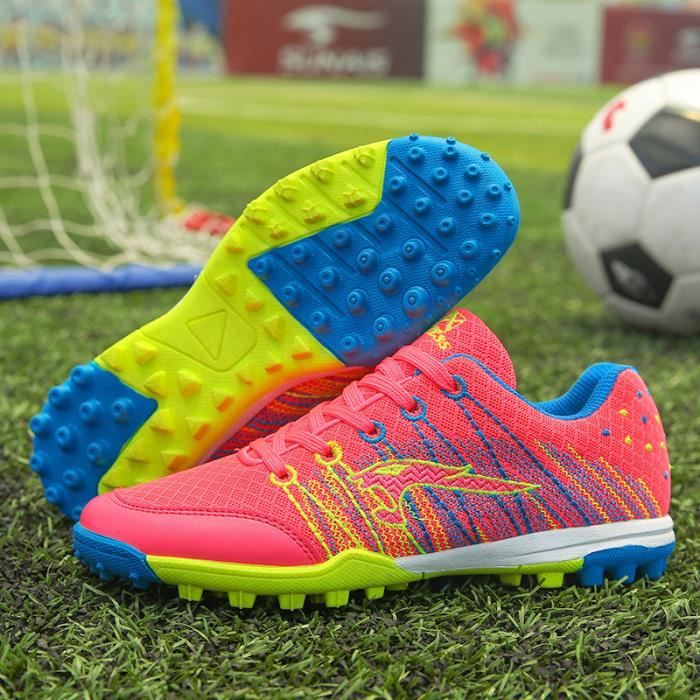 Chaussures de Football Homme Enfant Entrainement Chaussures de Sport Adolescents Chaussures de Foot