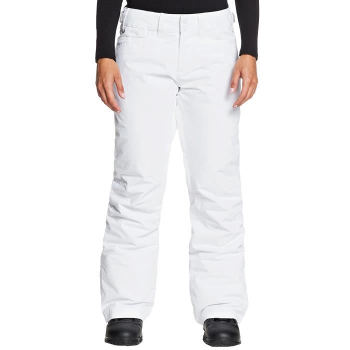 Backyard Pantalon Ski Femme ROXY - Taille XS - Couleur BLANC