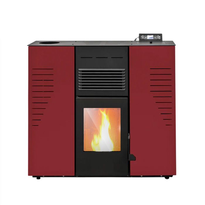 Poêle à granulés étanche Slim Astral 12 kW Bordeaux Sannover