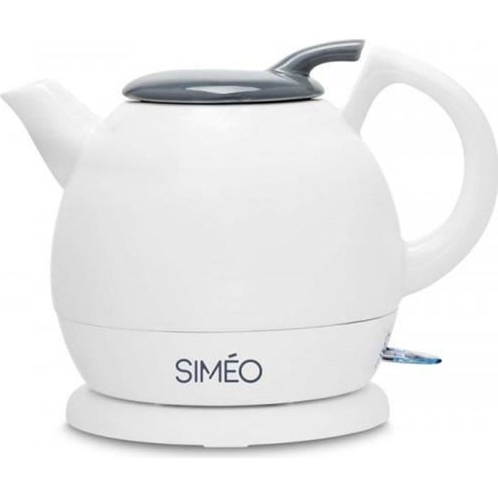 SIMEO Bouilloire Céramique 0.8l - 1700W BFC200 Blanc