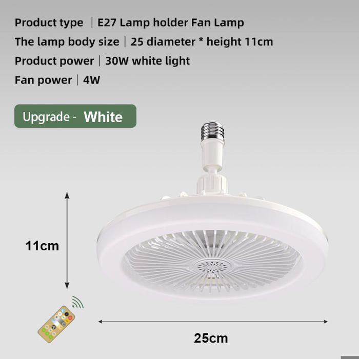 Ventilateur De Plafond électrique Ventilateurs De Plafond Avec Lumières Et Télécommande Ventilateur Plafond Silencieu a3 - Pimpimsky