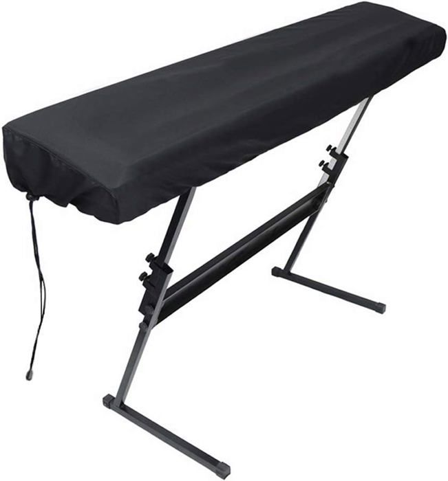 Housse De Clavier 61 Touches Pour Piano électrique - Tissu Imperméable 420D, Poches De Rangement - Protection Anti-poussière Et Chocs