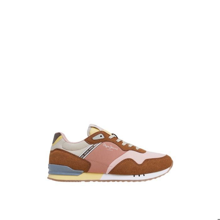 Pepe Jeans London Urbans Scarpe Da Ginnastica Uomo - Sneakers Running Marroni Con Suola Bicolore