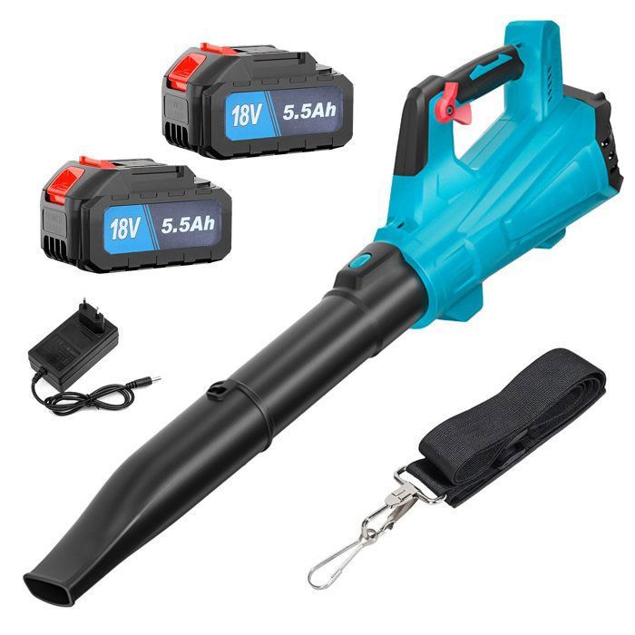 Souffleur De Feuilles Sans Fil Anancyi - Compatible Batteries Makita 18V, 3 Vitesses, Moteur Brushless