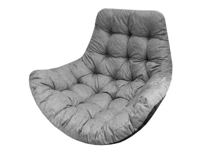 Bjird - Coussin Fauteuil Suspendu 100x120cm Gris (Ecolen) Fauteuil Balancoire Chaise Oeuf
