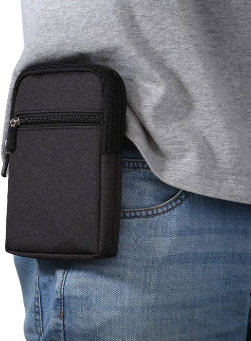 Étui De Ceinture Tactique Dissimulé OWB, Ambidextre, En Cuir Noir - Port Léger Et Discret