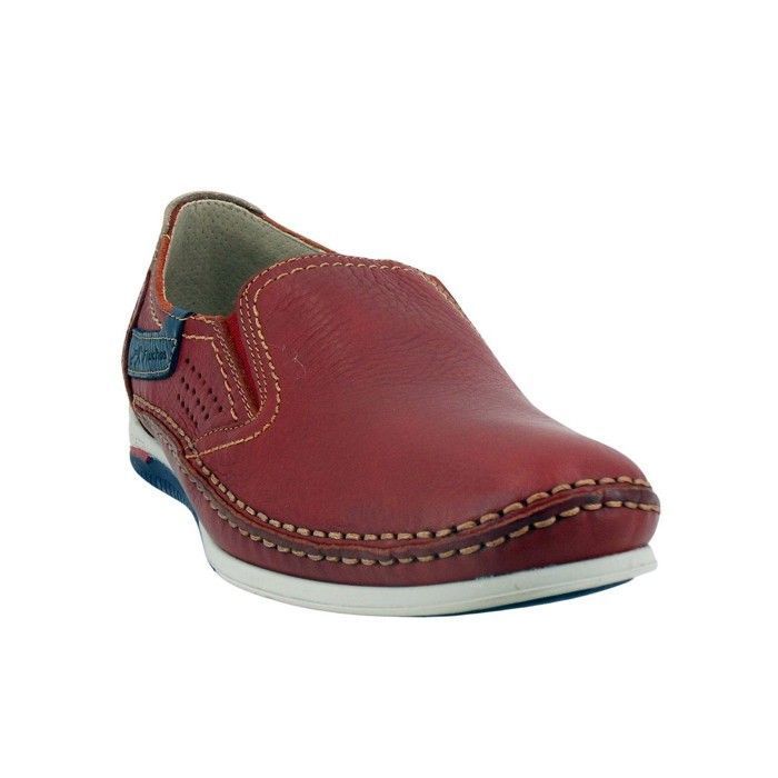Mocassins Homme Gianni - Pointure 45 En Cuir Bleu - Confort & Style Classique