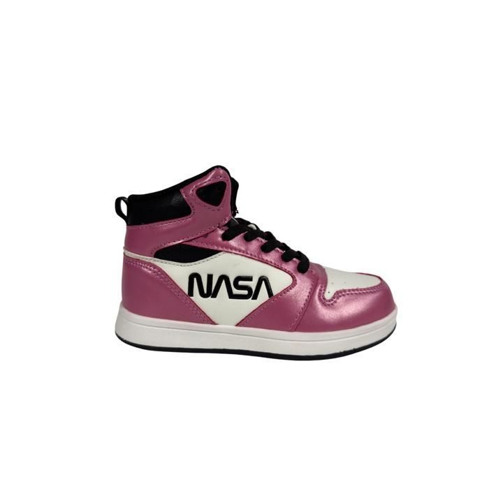 NASA Baskets montantes rose Rose 28 Filles Rose