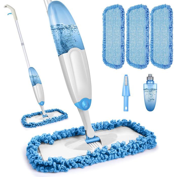 Dreamon Balai Vaporisateur Enfant – Eau Réelle, 3 Lingettes Lavables – Montessori – Jeu De Rôle Ménage Dès 3 Ans – Rose