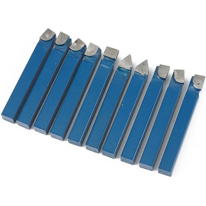 10pcs 1/4" Metal Lathe Tool Set, CNC & Manual Compatible - 10 Piece ...